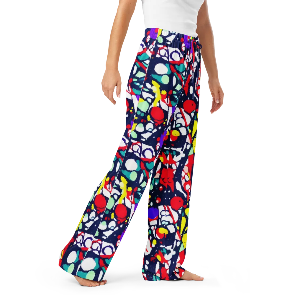 Prism Rumble on Women's Pajama Pants — Right Front