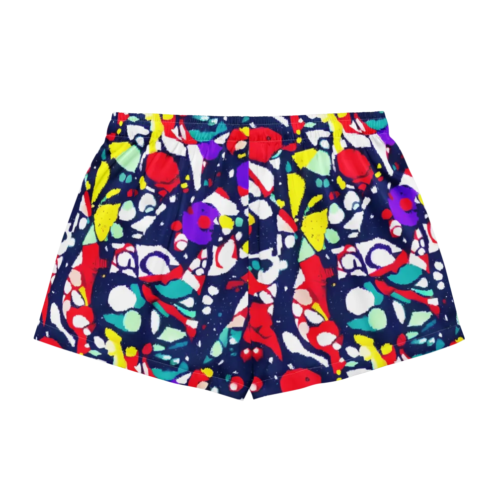 Prism Rumble on Women's Pajama Shorts — Back