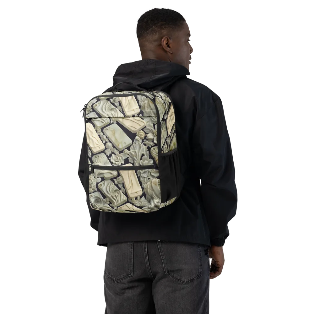 Ivory Icon on Utility Backpack — Back