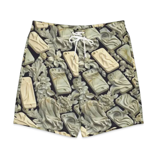 Ivory Icon on a Men's Board Shorts