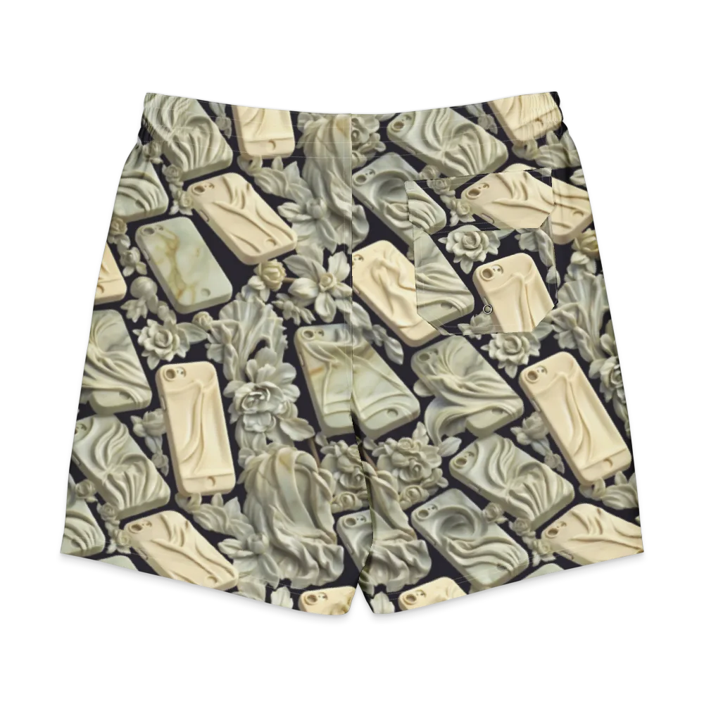 Ivory Icon on Men's Board Shorts — Back