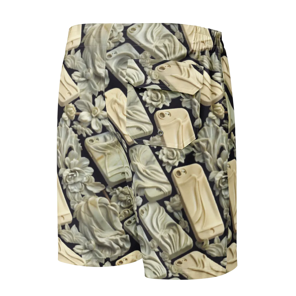 Ivory Icon on Men's Board Shorts — Back