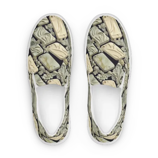 Ivory Icon on a Women's Slip-On Canvas Shoes