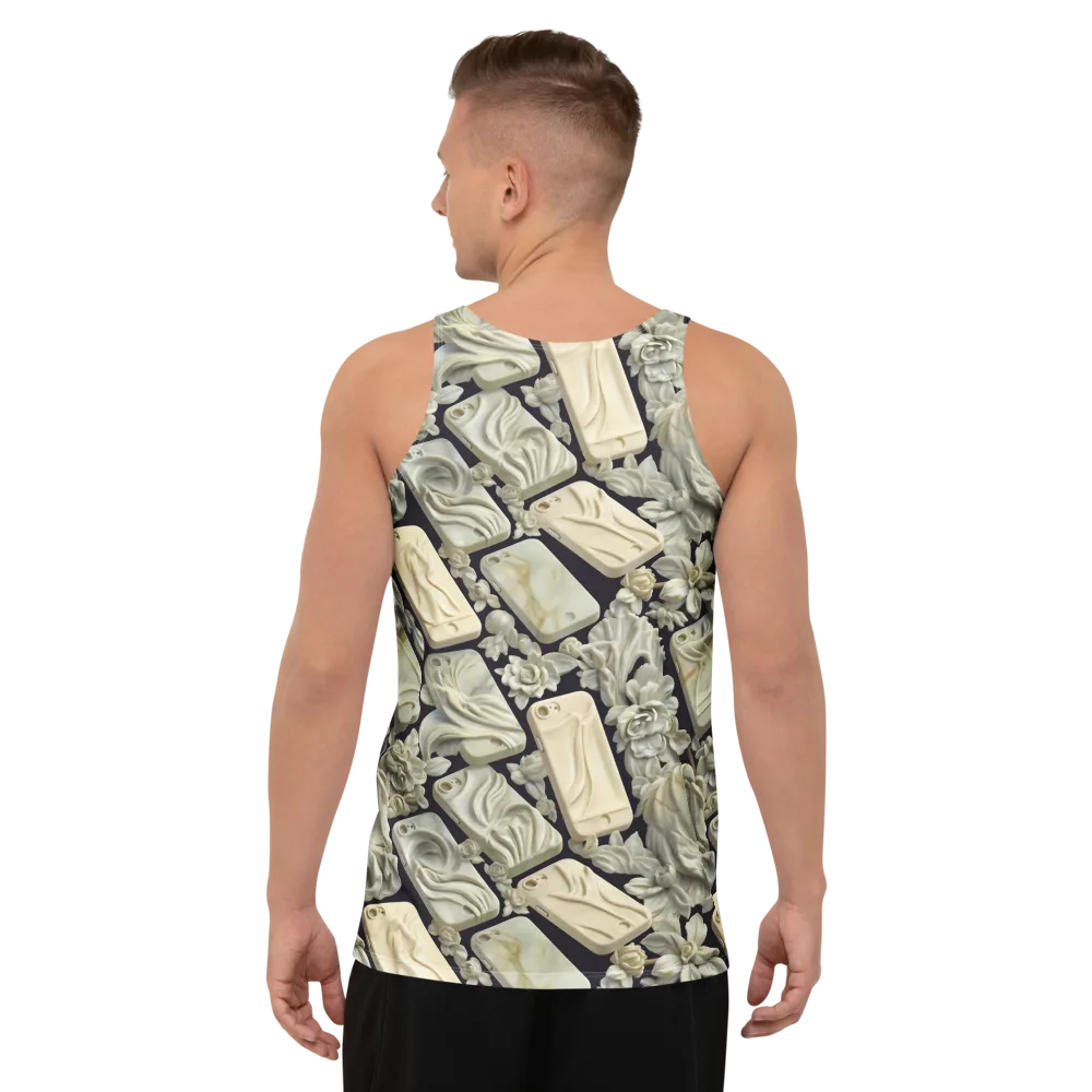 Ivory Icon on Men's Tank Top — Back