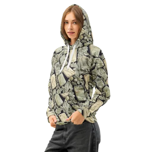 Ivory Icon on a Cotton Hoodie