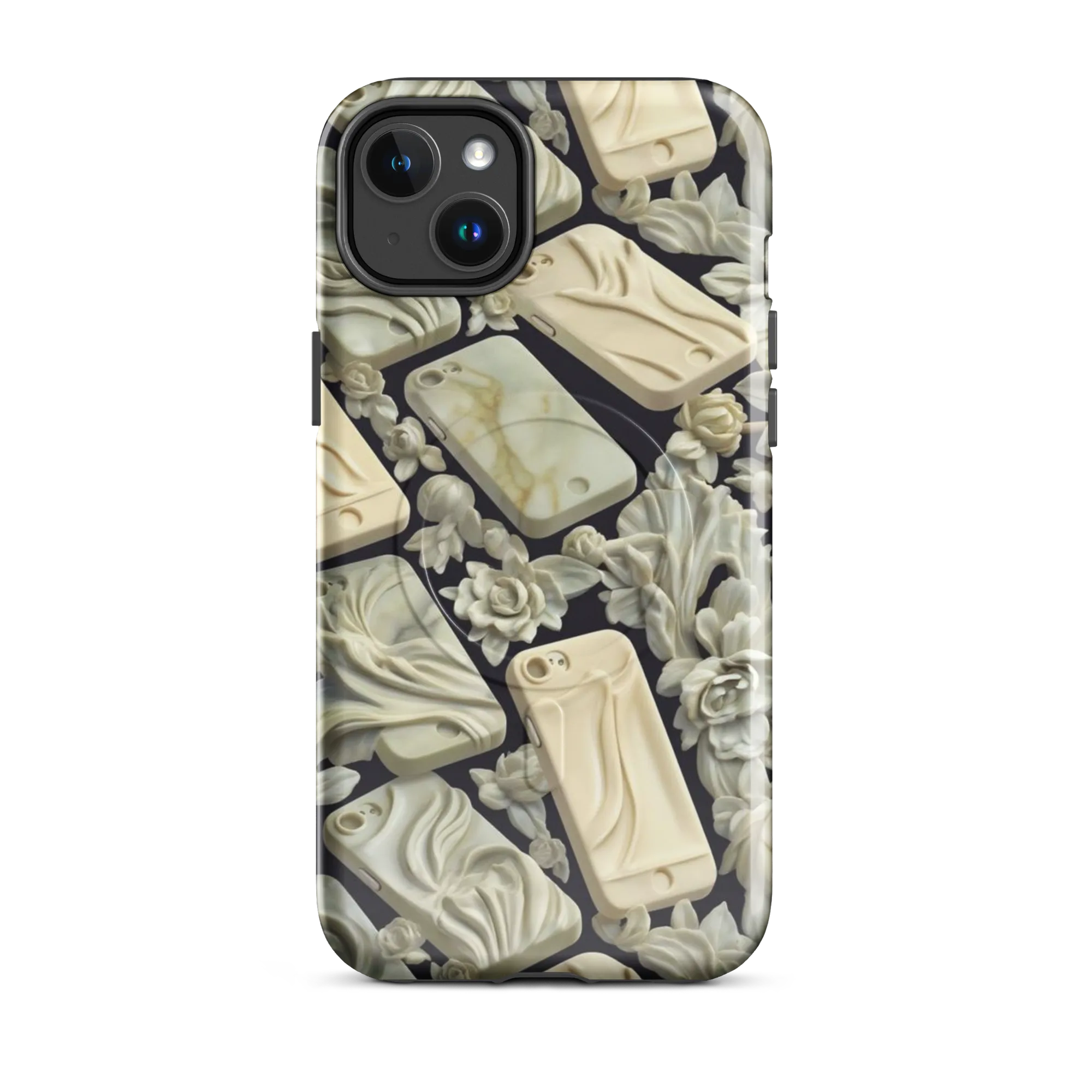 Ivory Icon on MagSafe Tough Case for iPhone® — Front