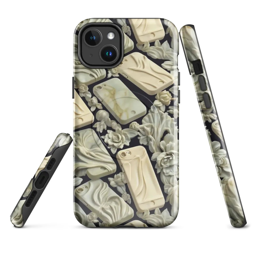 Ivory Icon on MagSafe Tough Case for iPhone® — Front