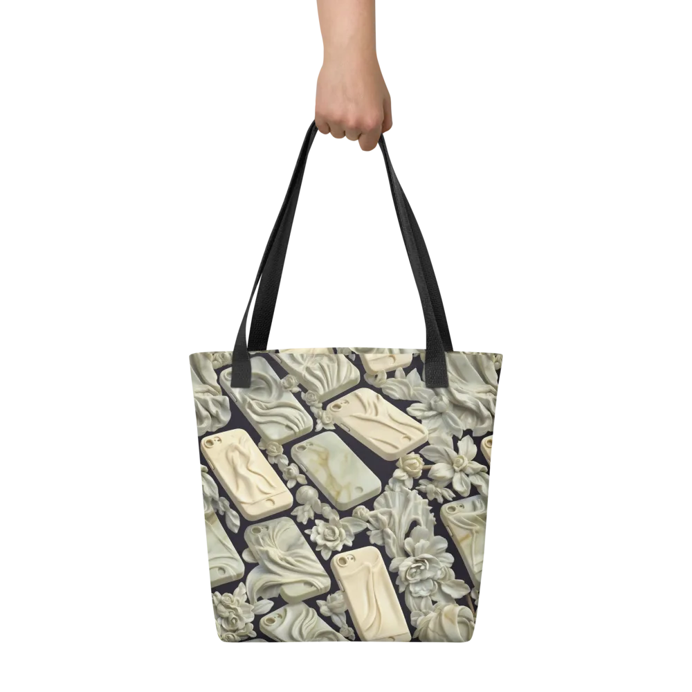 Ivory Icon on Tote Bag — Front