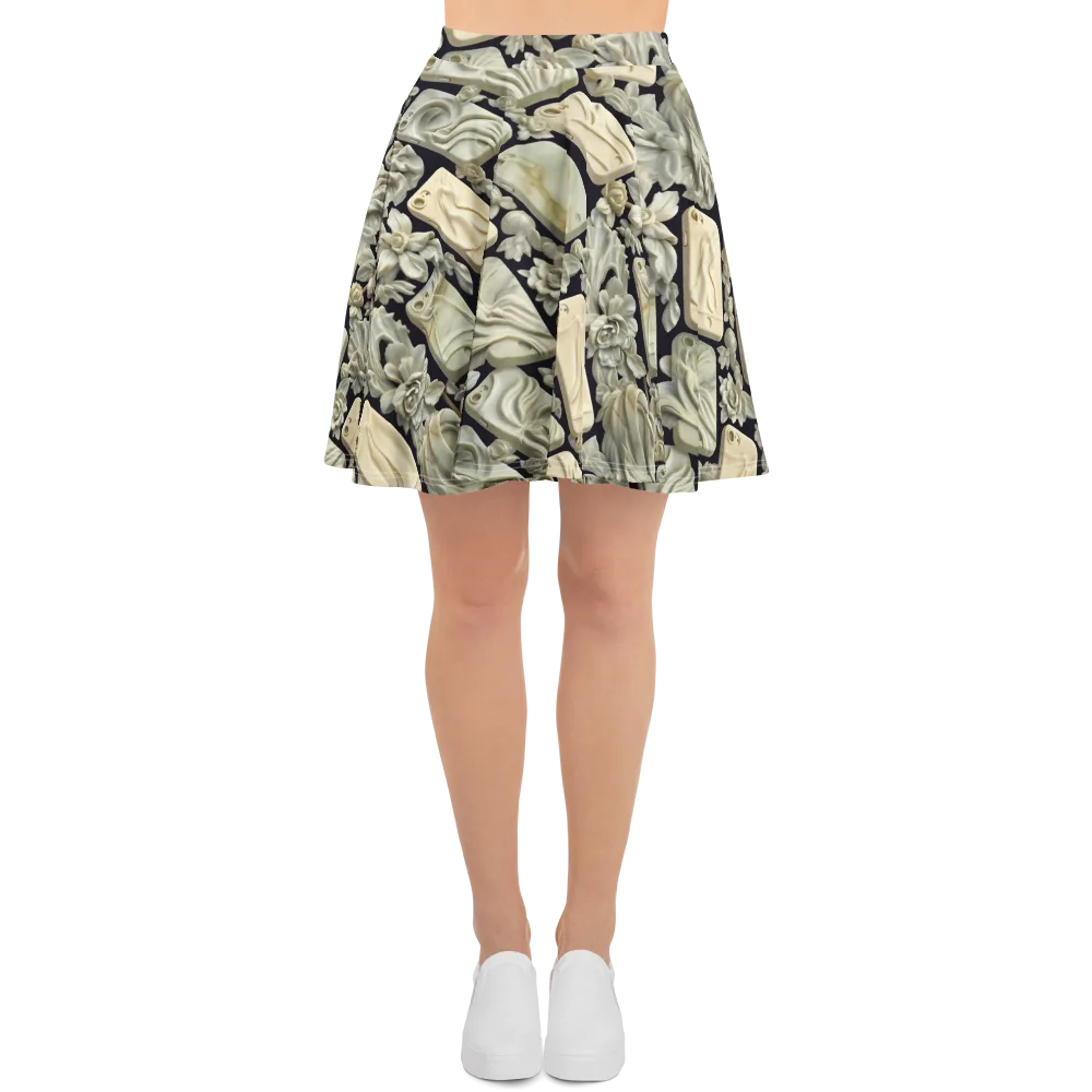 Ivory Icon on Skater Skirt — Front