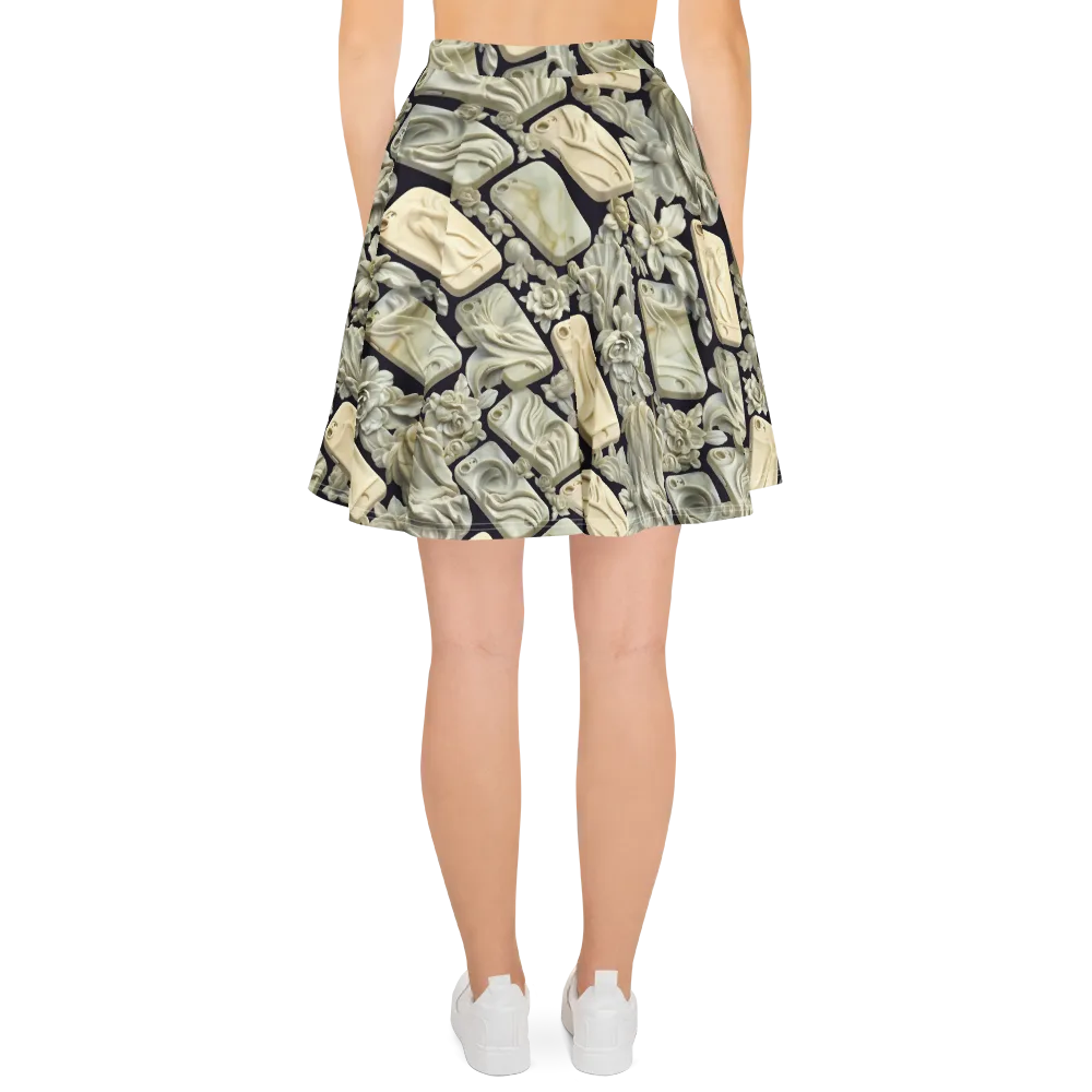 Ivory Icon on Skater Skirt — Back