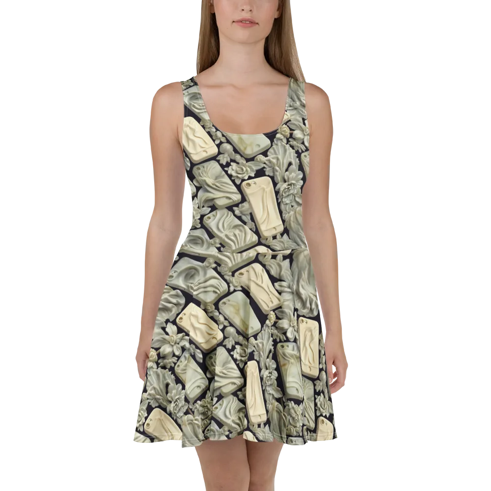 Ivory Icon on Skater Dress — Front