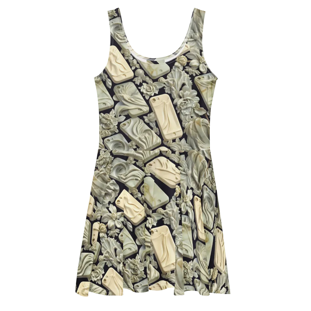 Ivory Icon on Skater Dress — Front
