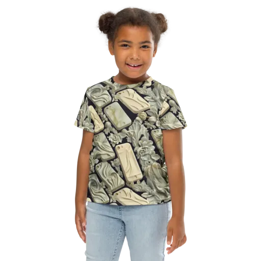 Ivory Icon on a Kids Crew Neck T-Shirt