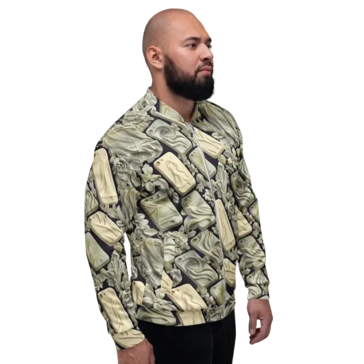 Ivory Icon on a Bomber Jacket