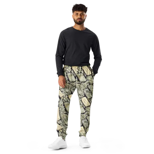 Ivory Icon on a Men's Joggers