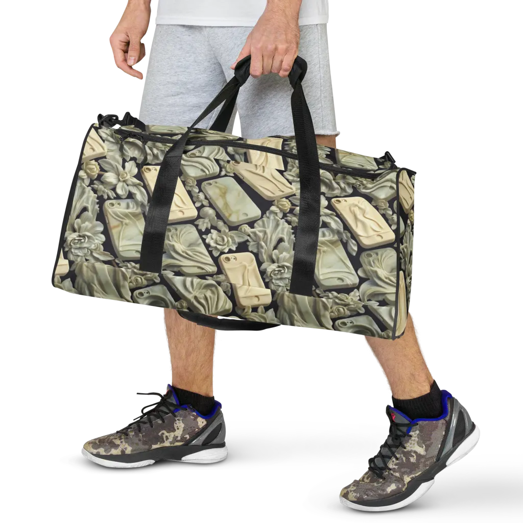 Ivory Icon on Duffle Bag — Front