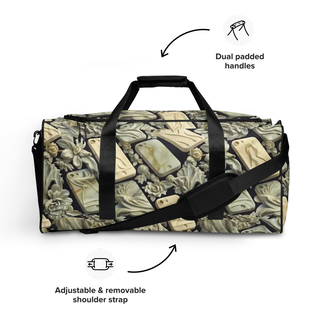 Ivory Icon on Duffle Bag — Front
