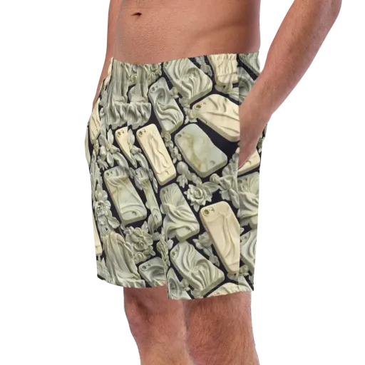 Ivory Icon on a Swim Trunks