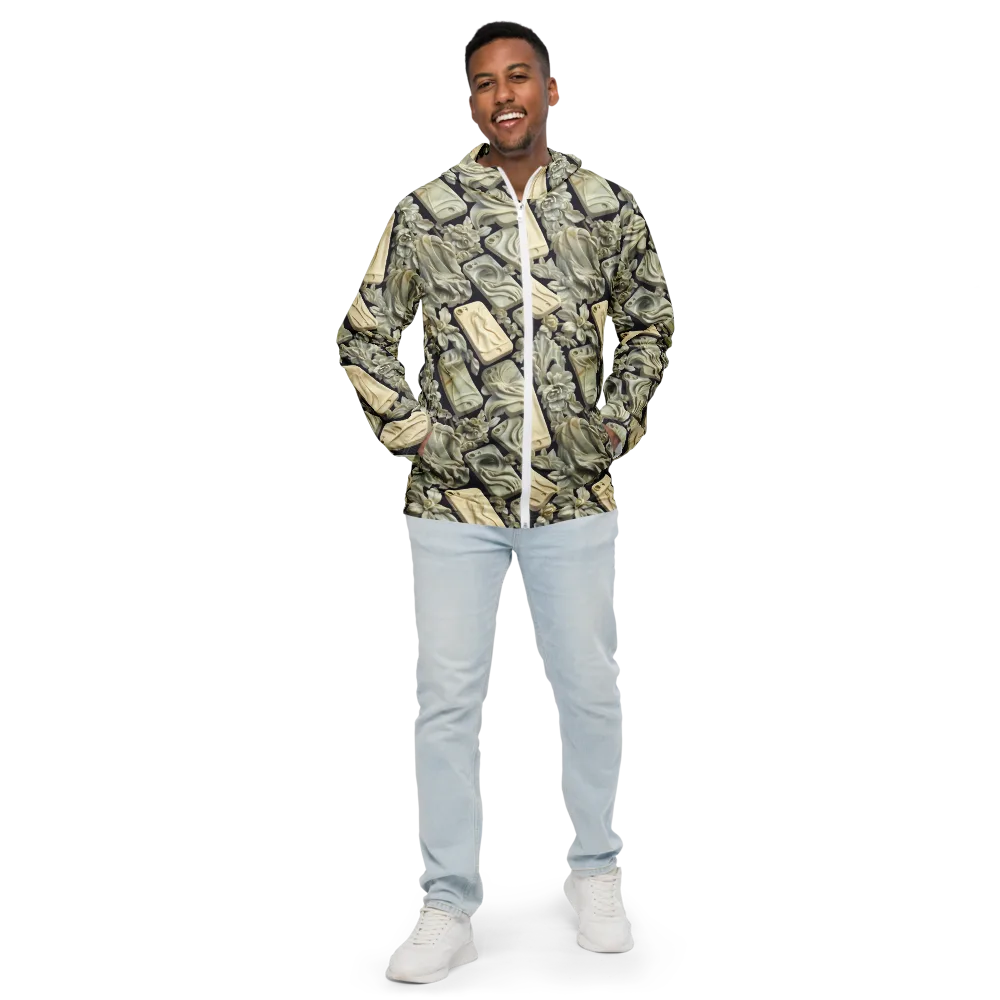 Ivory Icon on Men's Windbreaker — Front