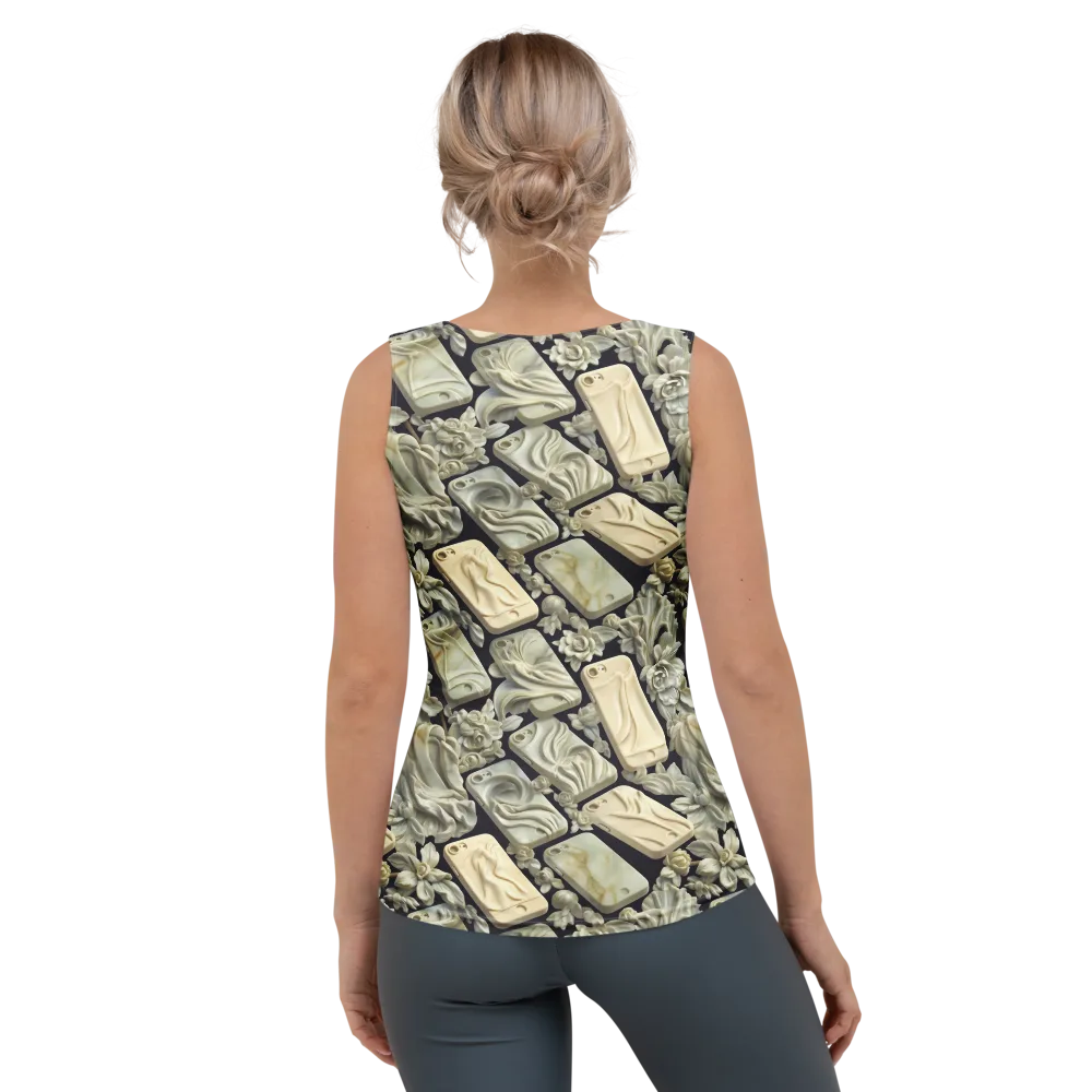 Ivory Icon on Women's Tank Top — Back