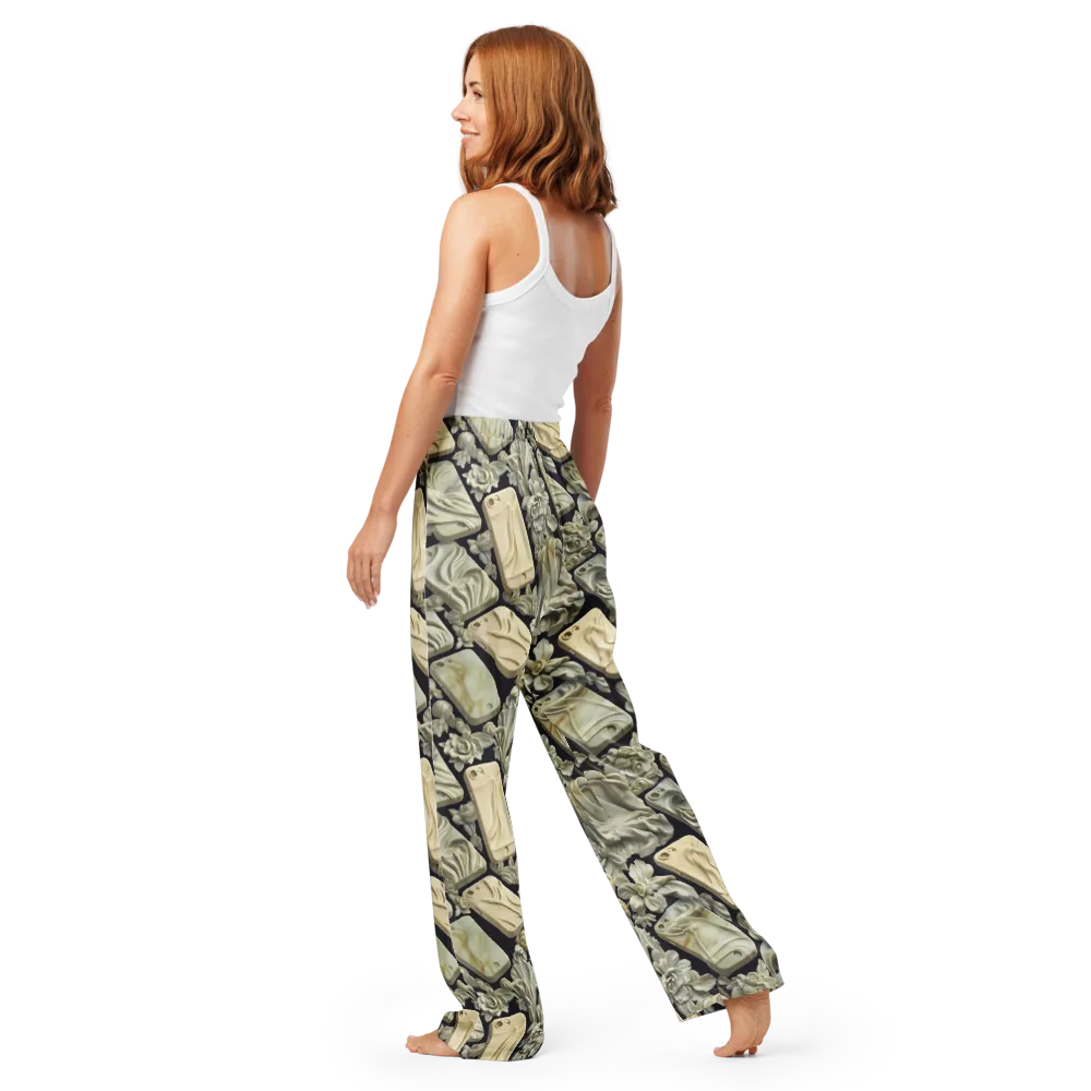 Ivory Icon on Women's Pajama Pants — Back