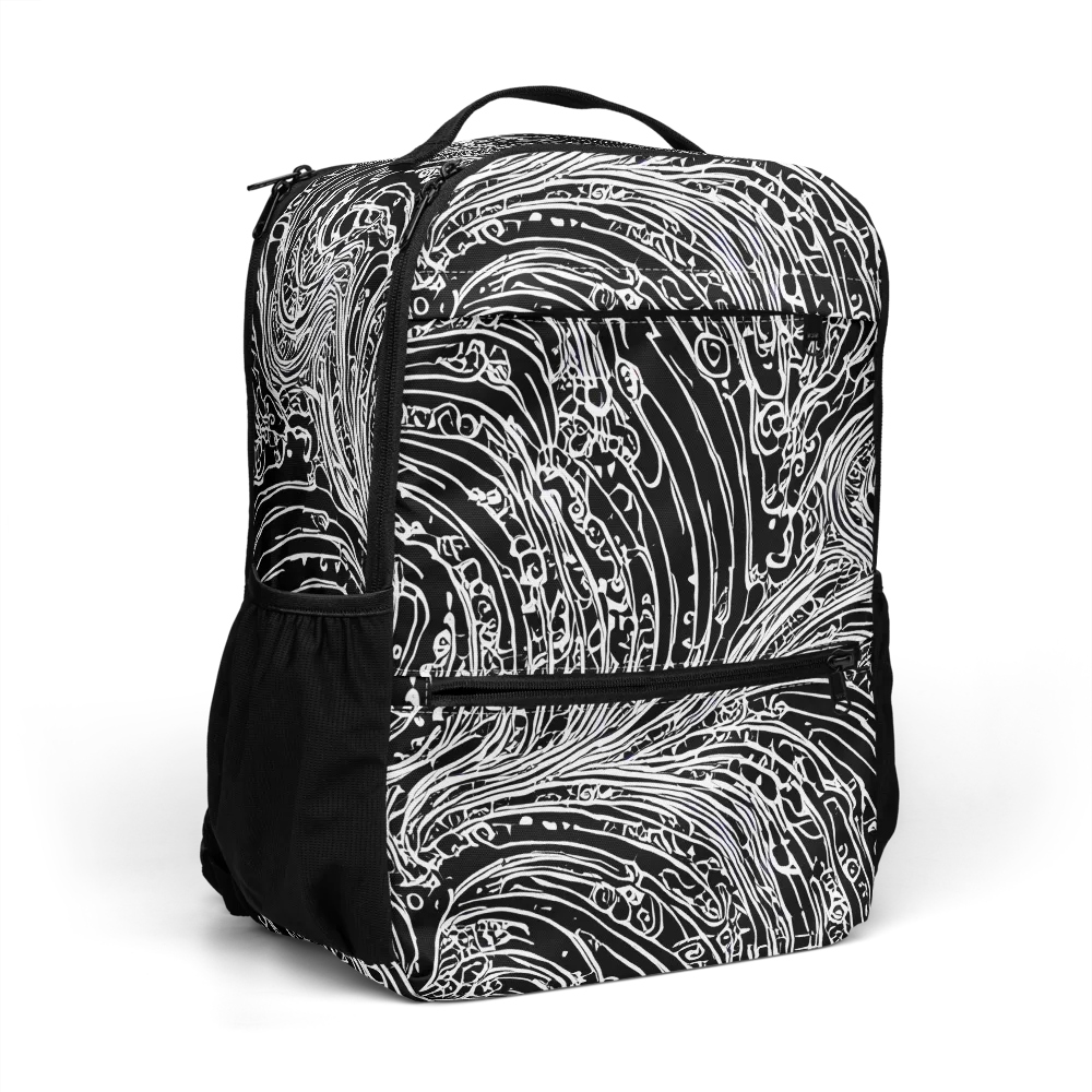 Stellar Tsunami on Utility Backpack — Right Front