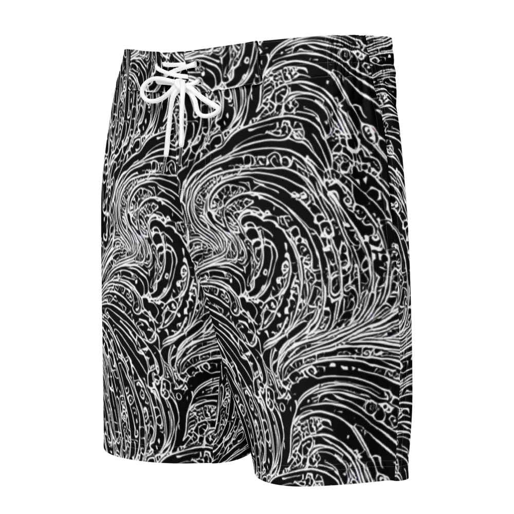 Stellar Tsunami on Men's Board Shorts — Front