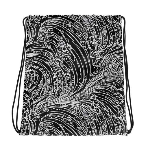 Stellar Tsunami on a Drawstring Bag