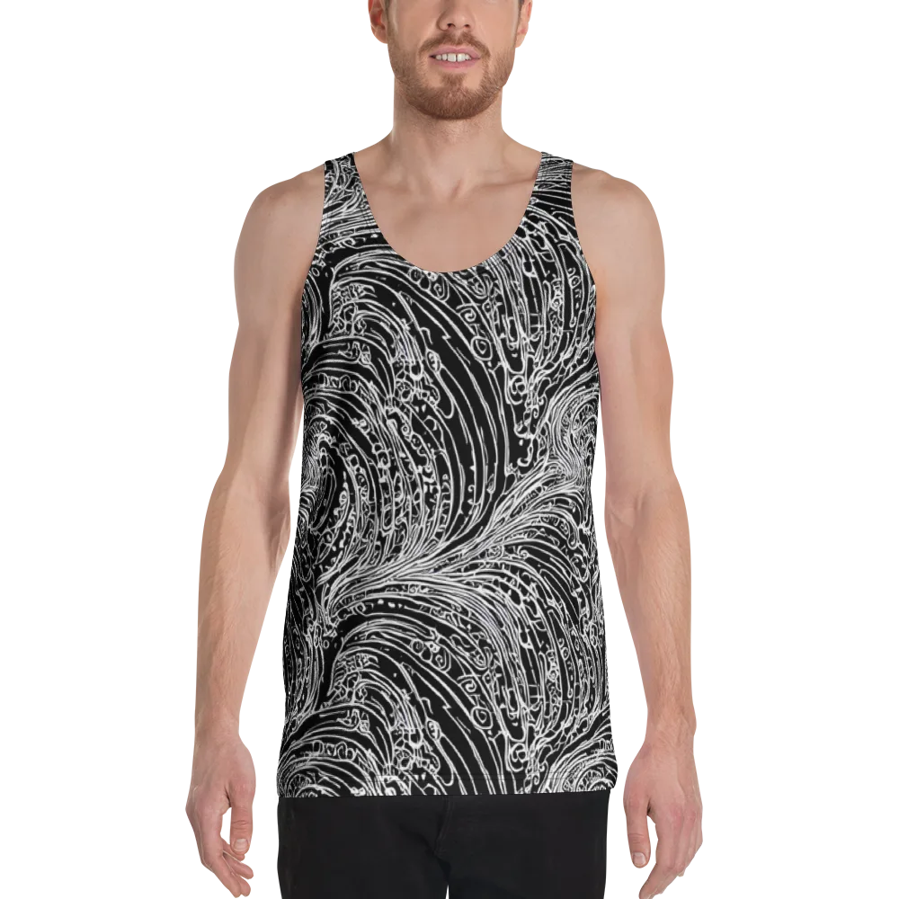 Stellar Tsunami on Men's Tank Top — Front