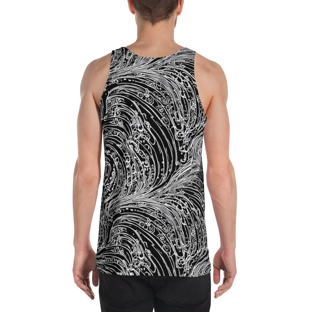 Stellar Tsunami on Men's Tank Top — Back