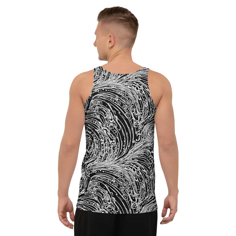 Stellar Tsunami on Men's Tank Top — Back