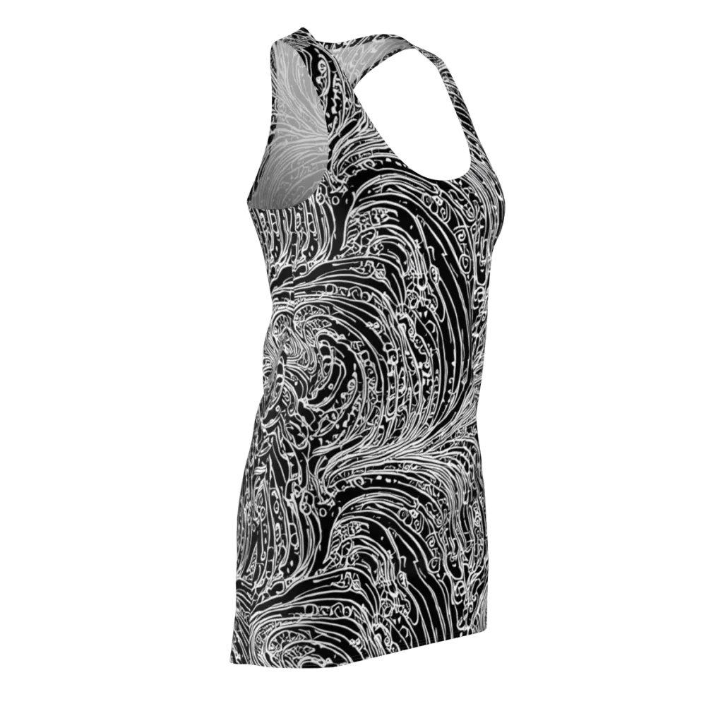 Stellar Tsunami on Racerback Dress — Front Side
