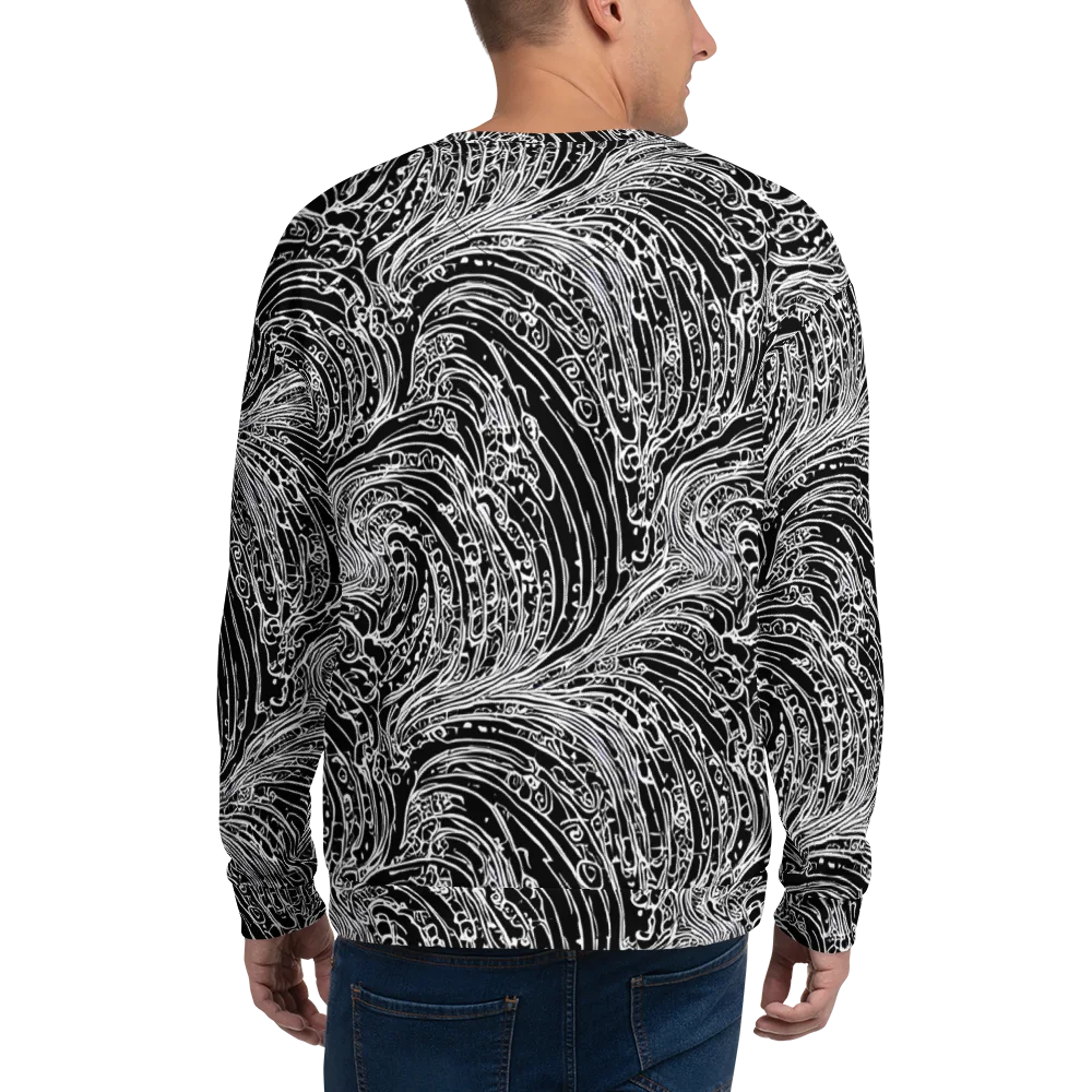 Stellar Tsunami on Sweatshirt — Back
