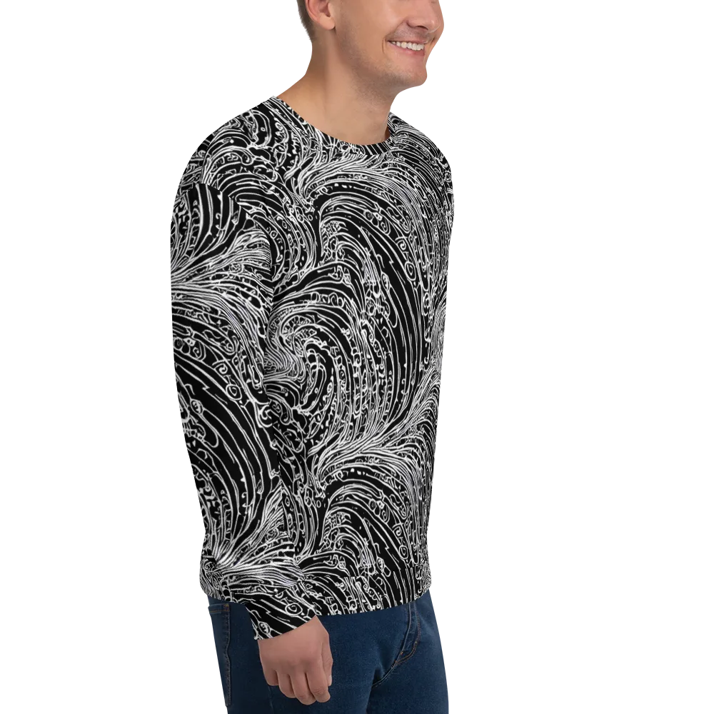 Stellar Tsunami on Sweatshirt — Right Front