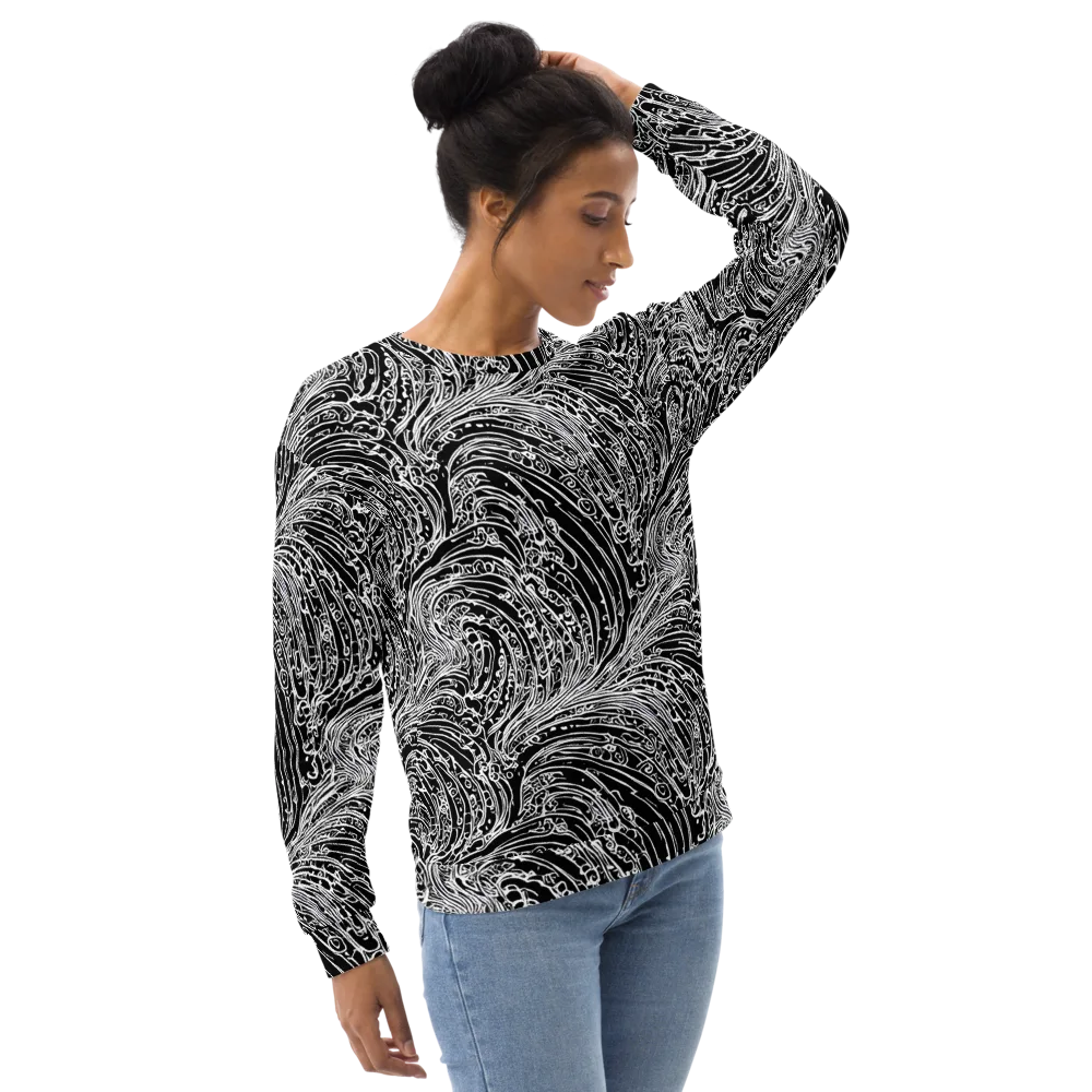 Stellar Tsunami on Sweatshirt — Right Front