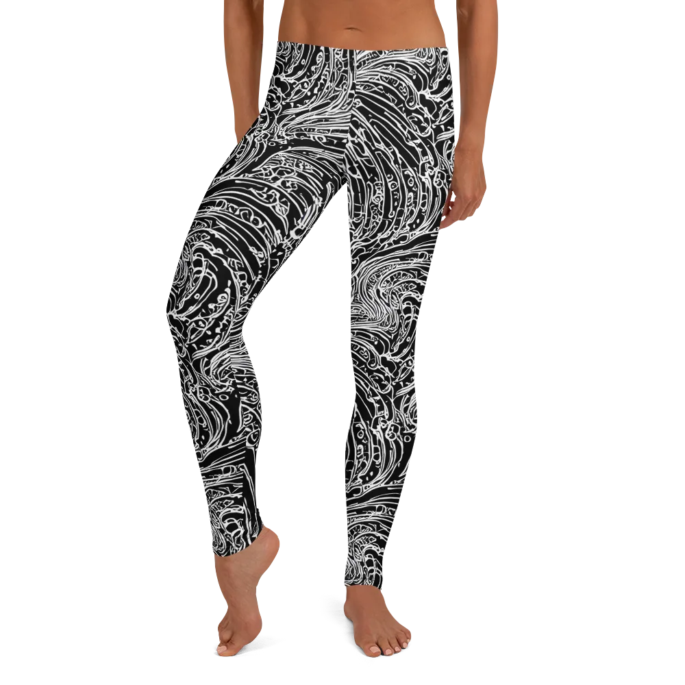 Stellar Tsunami on Leggings — Front