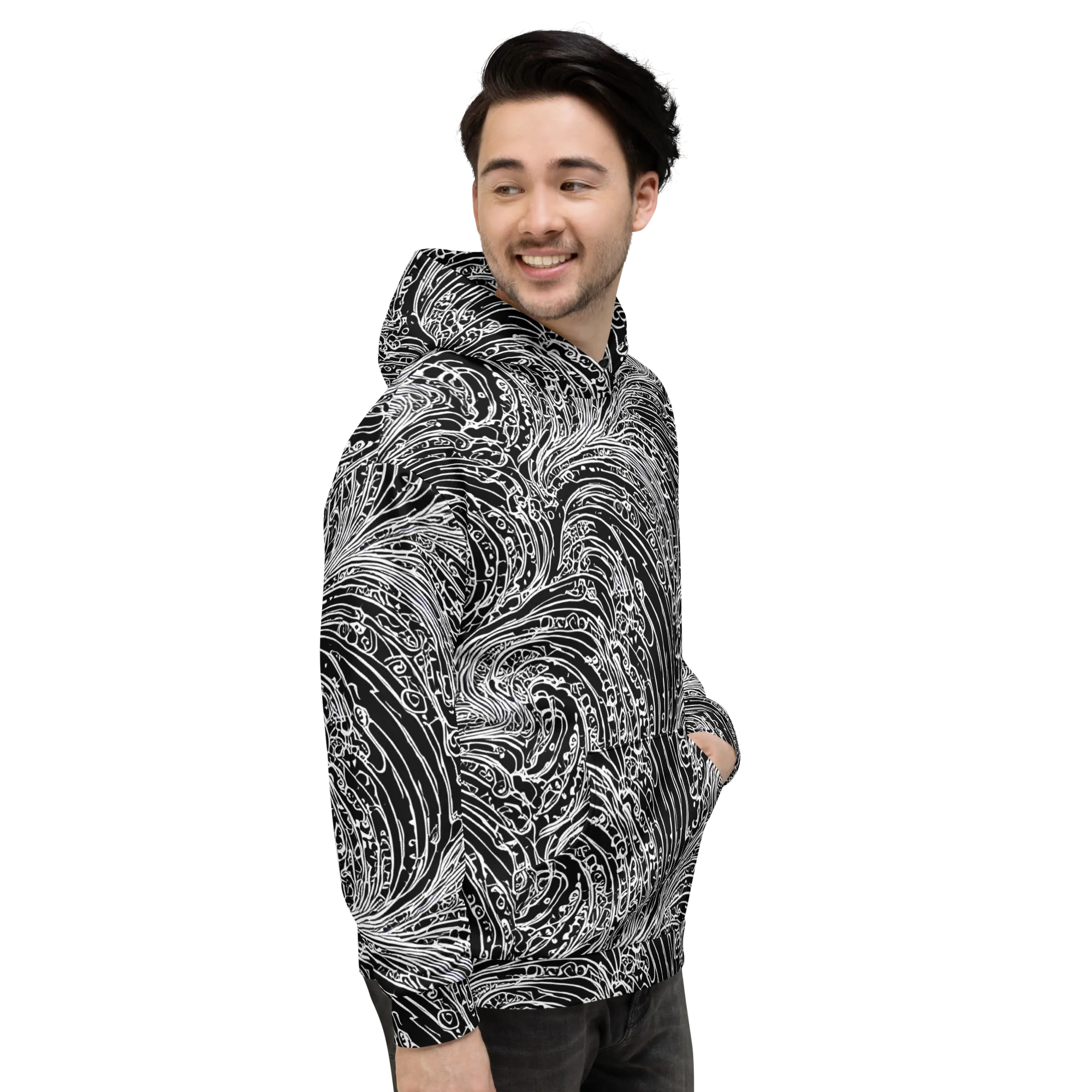 Stellar Tsunami on Hoodie — Right
