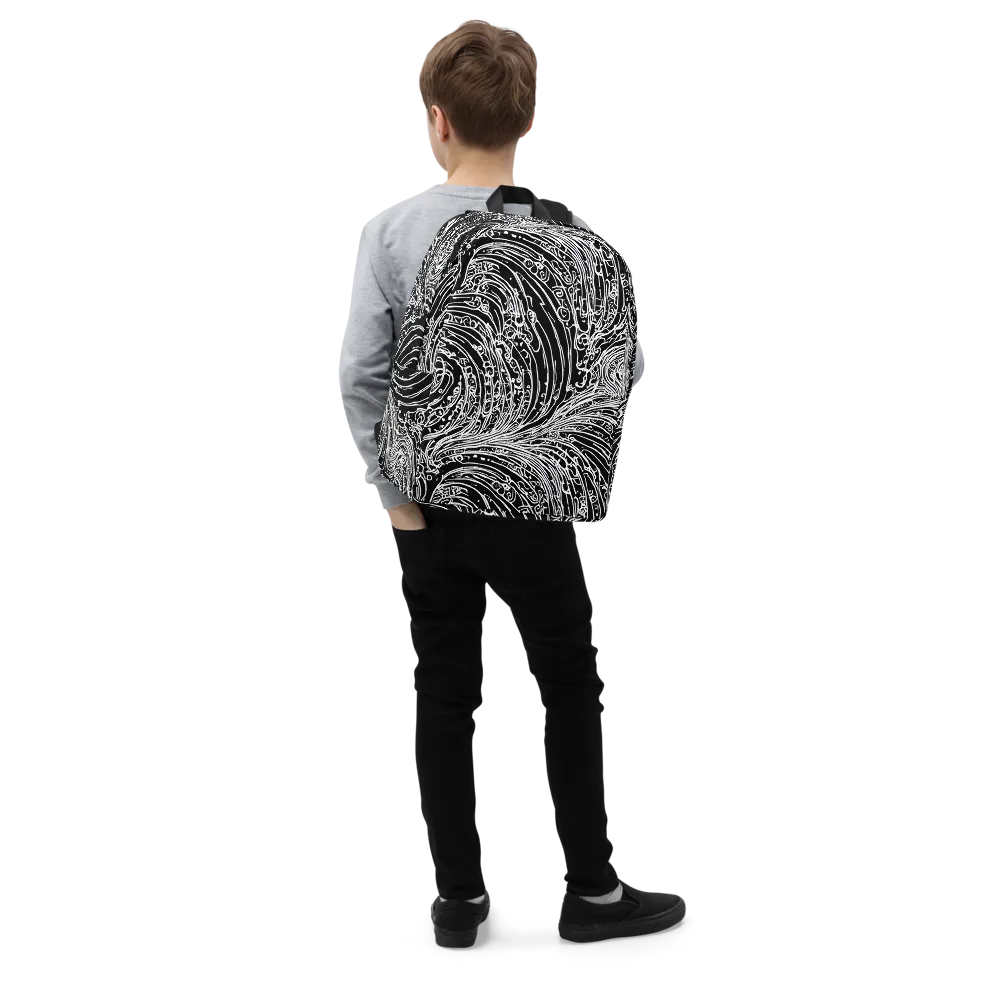 Stellar Tsunami on Minimalist Backpack — Right Front