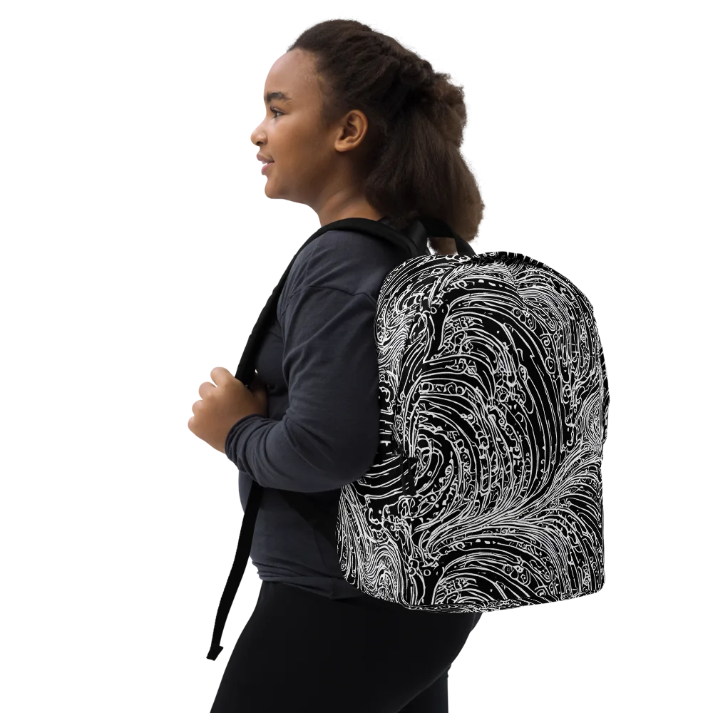 Stellar Tsunami on Minimalist Backpack — Right Front