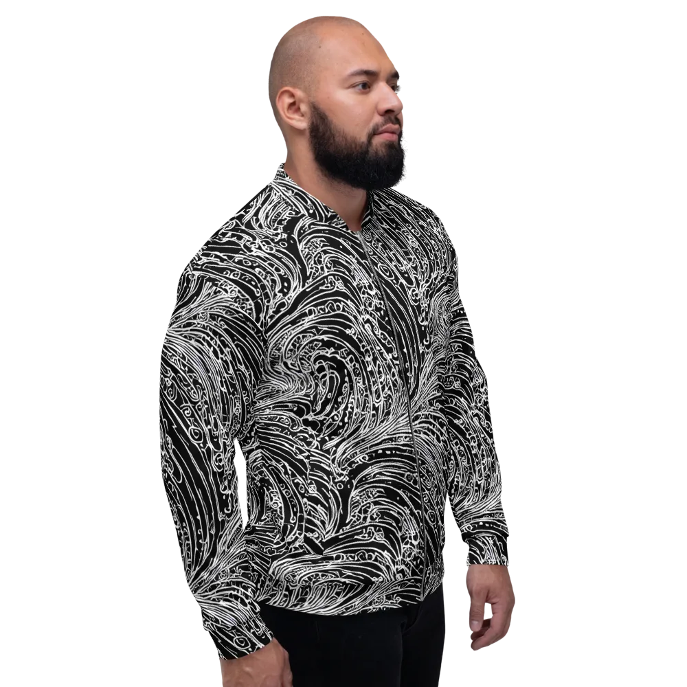 Stellar Tsunami on Bomber Jacket — Right