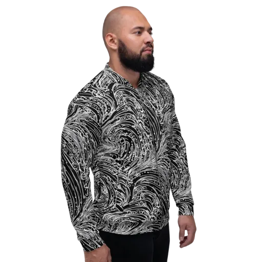 Stellar Tsunami on a Bomber Jacket