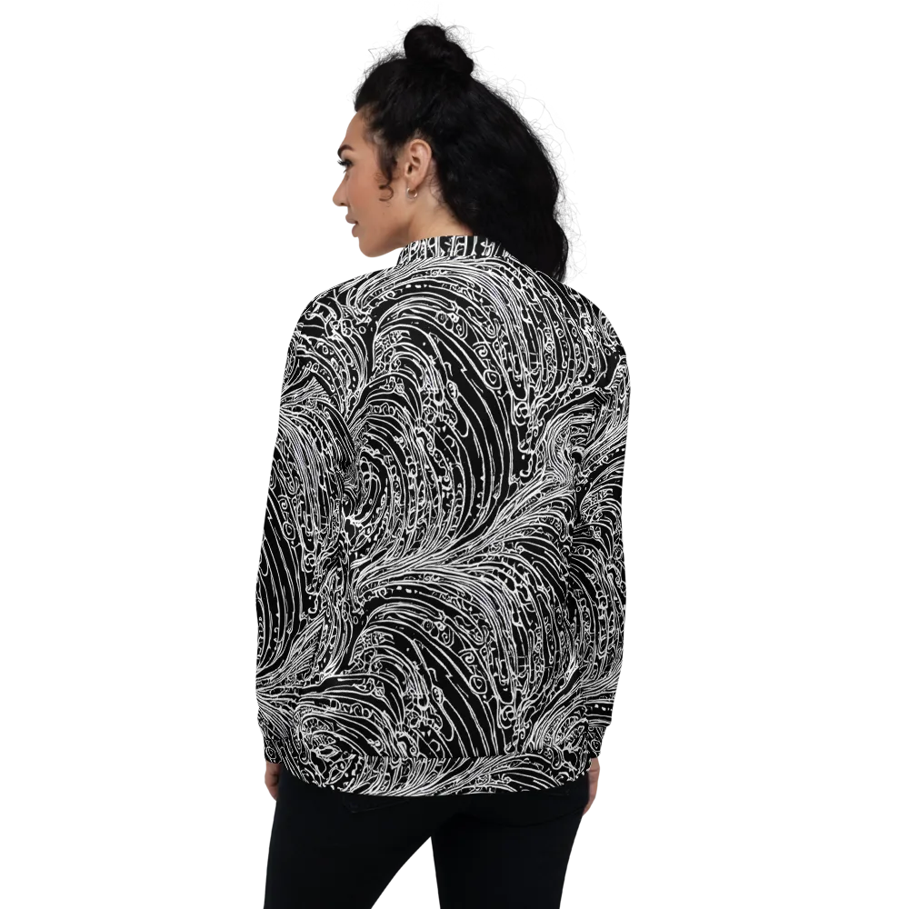 Stellar Tsunami on Bomber Jacket — Back