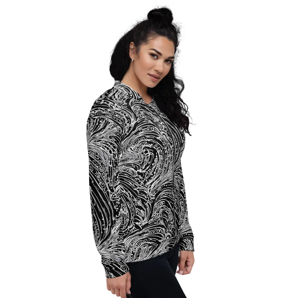 Stellar Tsunami on Bomber Jacket — Right