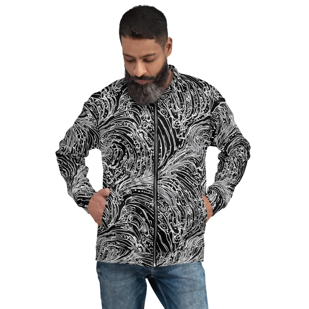 Stellar Tsunami on Bomber Jacket — Front