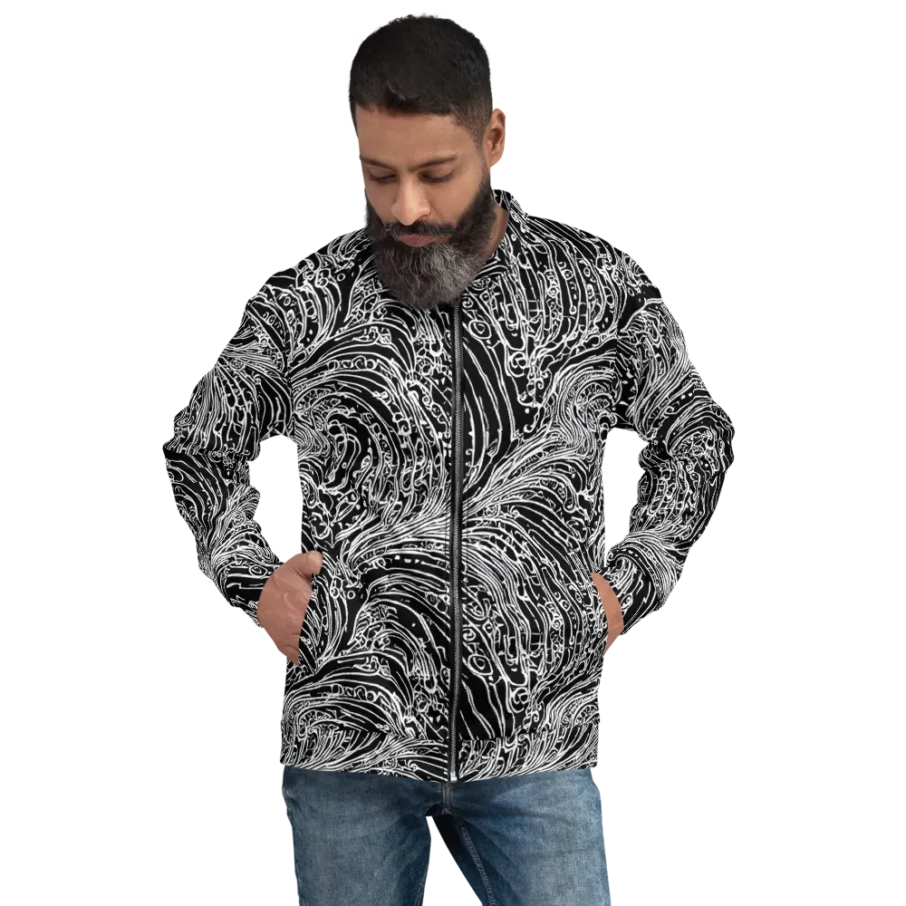Stellar Tsunami on Bomber Jacket — Front