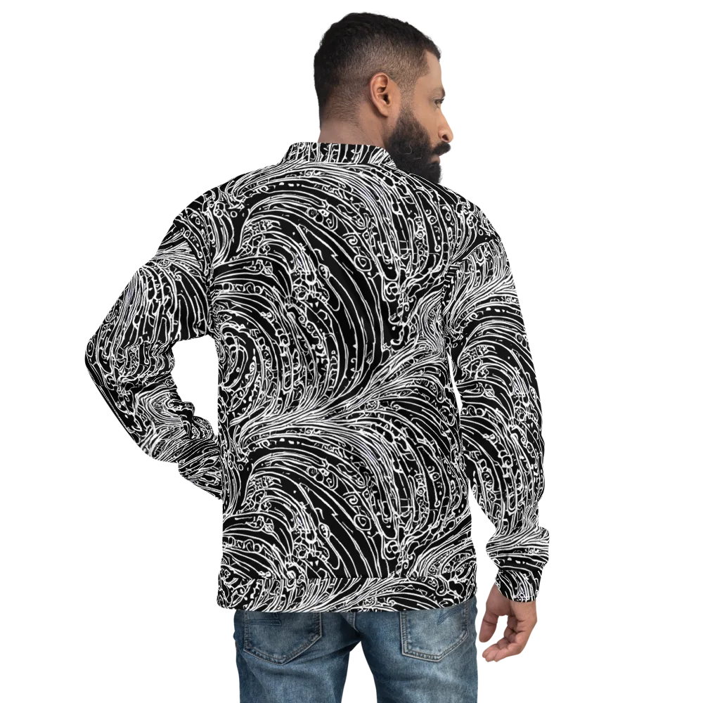 Stellar Tsunami on Bomber Jacket — Back