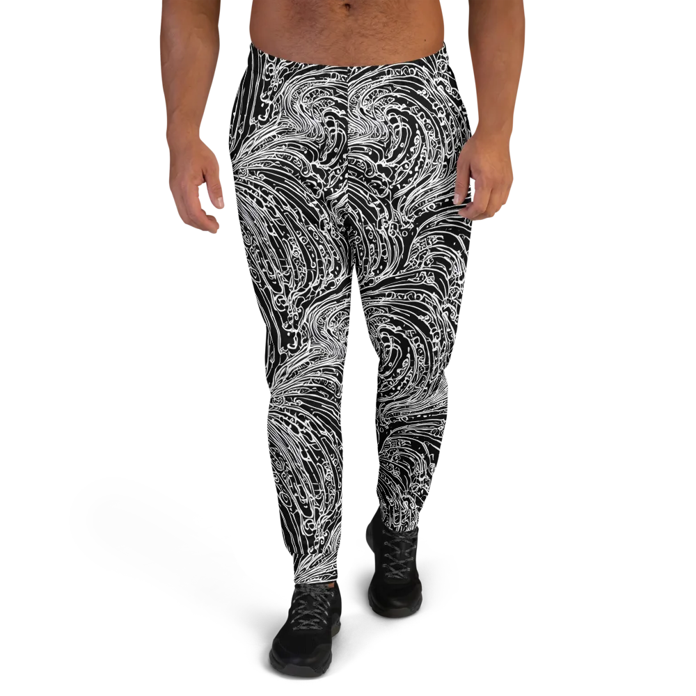 Stellar Tsunami on Men's Joggers — Front