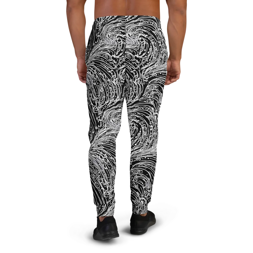 Stellar Tsunami on Men's Joggers — Back