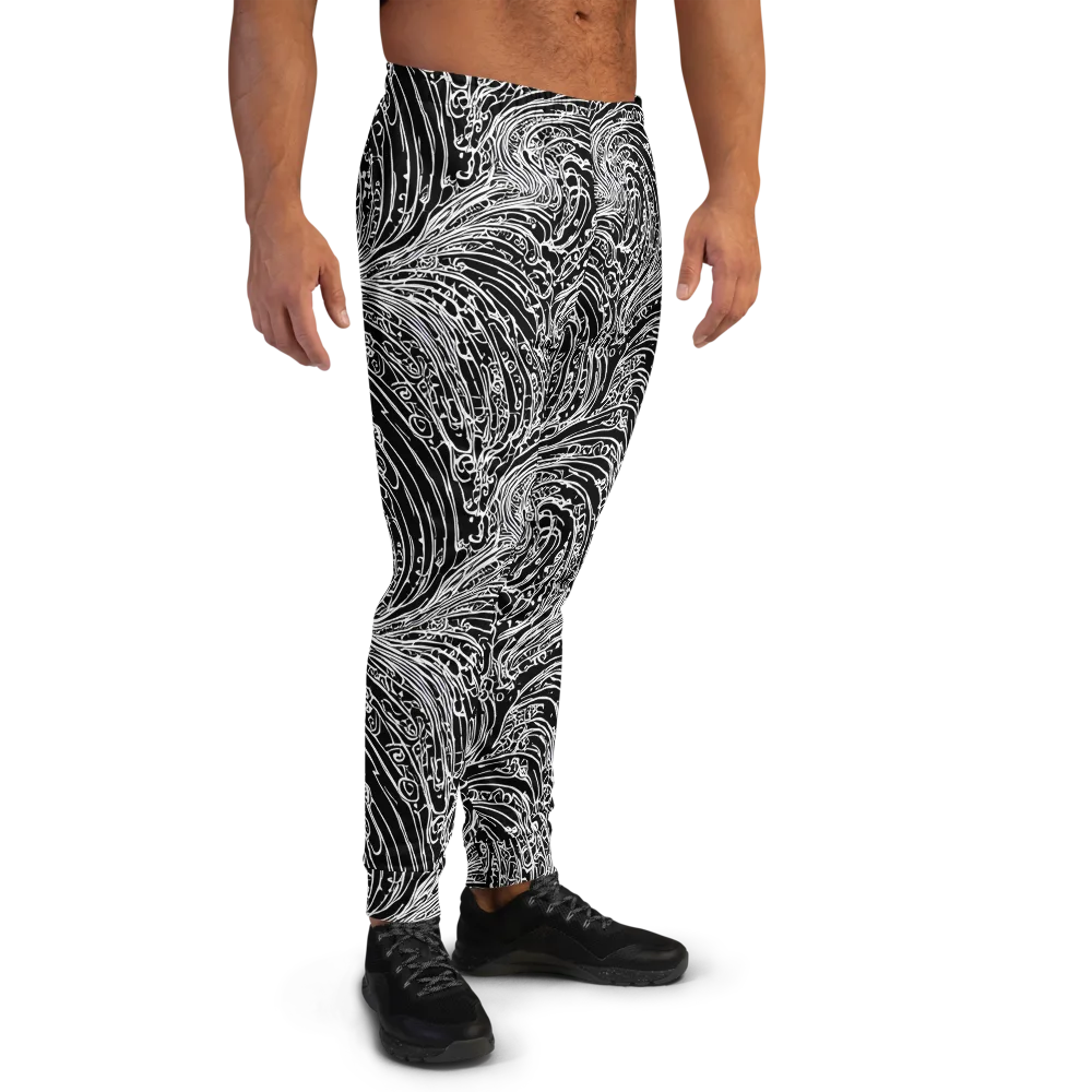 Stellar Tsunami on Men's Joggers — Right