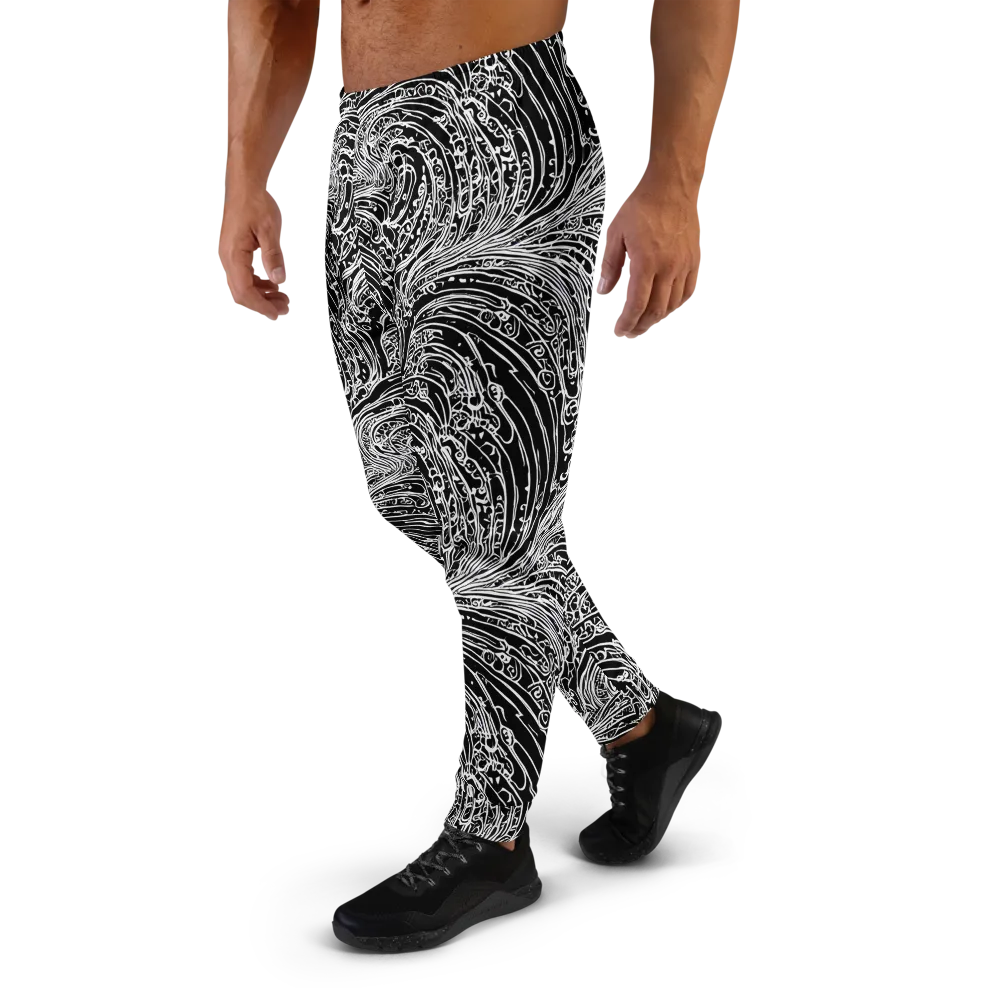 Stellar Tsunami on Men's Joggers — Left
